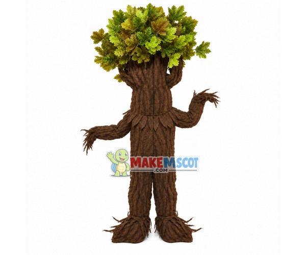 Old Leafy Tree Mascot Costume Old Leafy Tree Mascot Costume