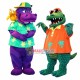 Beach Dinosaur On Vacation Mascot Costume Beach Dinosaur On Vacation Mascot Costume