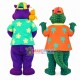 Beach Dinosaur On Vacation Mascot Costume Beach Dinosaur On Vacation Mascot Costume