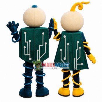 Complex Circuit Box Mascot Costume Complex Circuit Box Mascot Costume