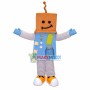 Spring Doll With Box Head Mascot Costume