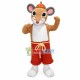 The Mouse In Lace-up Pants Mascot Costume The Mouse In Lace-up Pants Mascot Costume