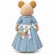 The Chef Mouse In Long Dress Mascot Costume The Chef Mouse In Long Dress Mascot Costume