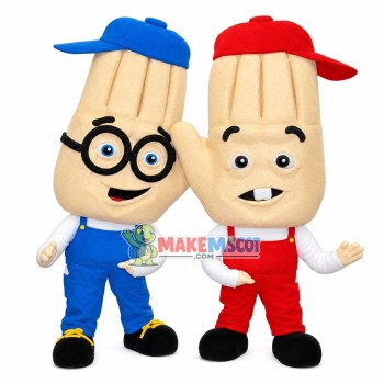 Adult Cartoon Left And Right Palm Mascot Costume Adult Cartoon Left And Right Palm Mascot Costume