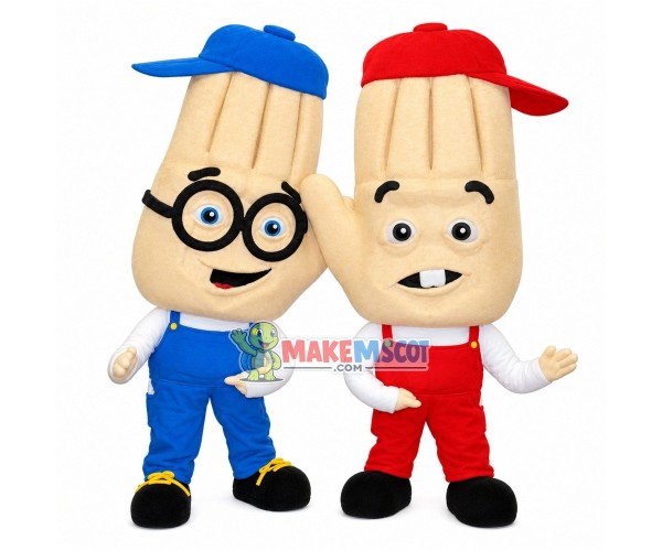 Adult Cartoon Left And Right Palm Mascot Costume