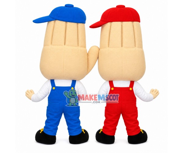 Adult Cartoon Left And Right Palm Mascot Costume Adult Cartoon Left And Right Palm Mascot Costume