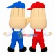 Adult Cartoon Left And Right Palm Mascot Costume Adult Cartoon Left And Right Palm Mascot Costume