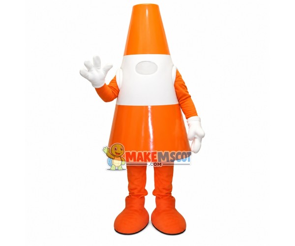 Set of Roadblock On Road Mascot Costume Set of Roadblock On Road Mascot Costume
