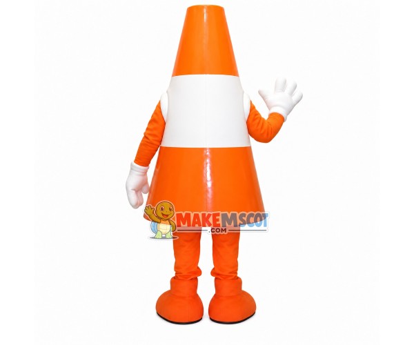 Set of Roadblock On Road Mascot Costume Set of Roadblock On Road Mascot Costume