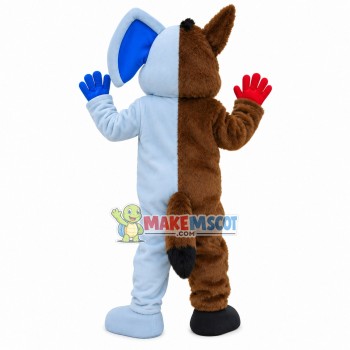 Half Elephant and Half Horse Doll Mascot Costume Half Elephant and Half Horse Doll Mascot Costume