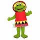 The Glad Frog Wearing Raincoat Mascot Costume