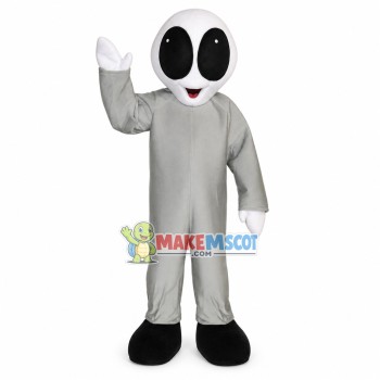 Gray Alien With Big Eyes Mascot Costume Gray Alien With Big Eyes Mascot Costume