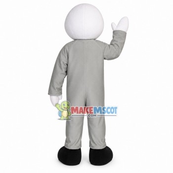 Gray Alien With Big Eyes Mascot Costume Gray Alien With Big Eyes Mascot Costume