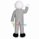 Gray Alien With Big Eyes Mascot Costume Gray Alien With Big Eyes Mascot Costume