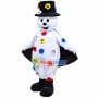 Snowman Full of Colored Flowers Mascot Costume