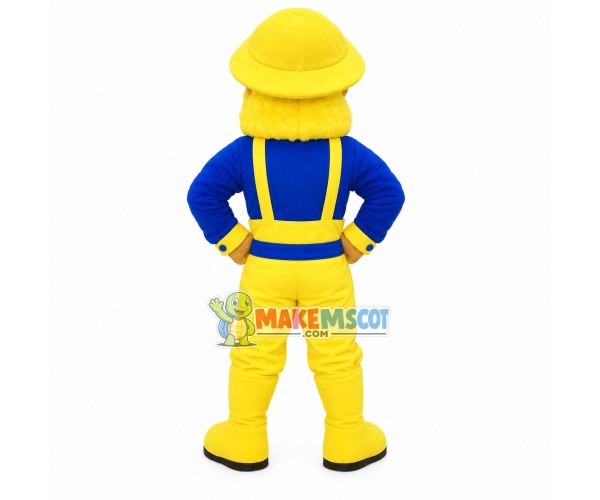 Old Foreign Man Wearing Fisherman Hat Mascot Costume Old Foreign Man Wearing Fisherman Hat Mascot Costume