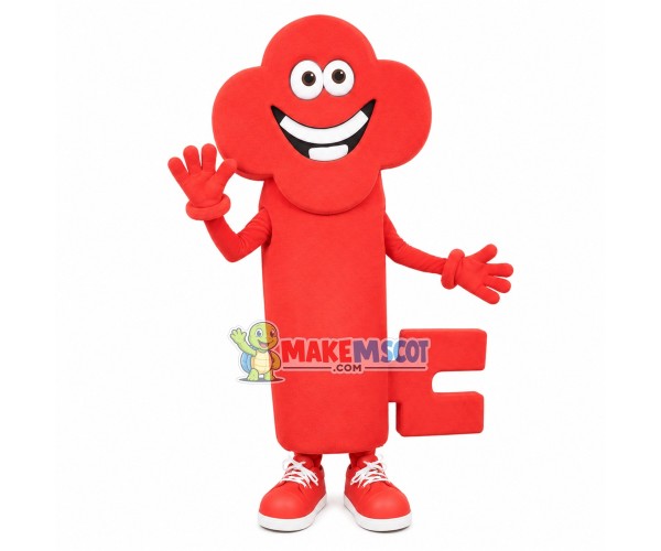 Laughing Red Clockwork Doll Mascot Costume Laughing Red Clockwork Doll Mascot Costume