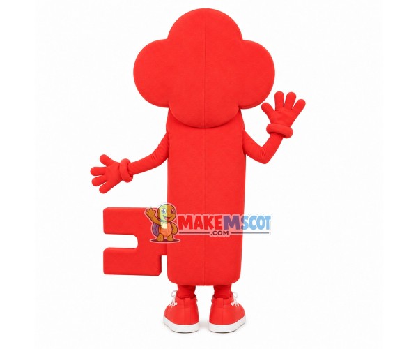 Laughing Red Clockwork Doll Mascot Costume Laughing Red Clockwork Doll Mascot Costume