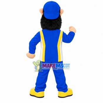 Bearded Man With Strong Physique Mascot Costume Bearded Man With Strong Physique Mascot Costume