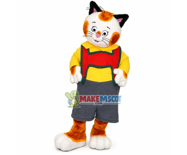 Adult Cute Orange Tabby Cat Mascot Costume Adult Cute Orange Tabby Cat Mascot Costume