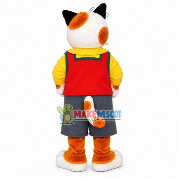 Adult Cute Orange Tabby Cat Mascot Costume Adult Cute Orange Tabby Cat Mascot Costume