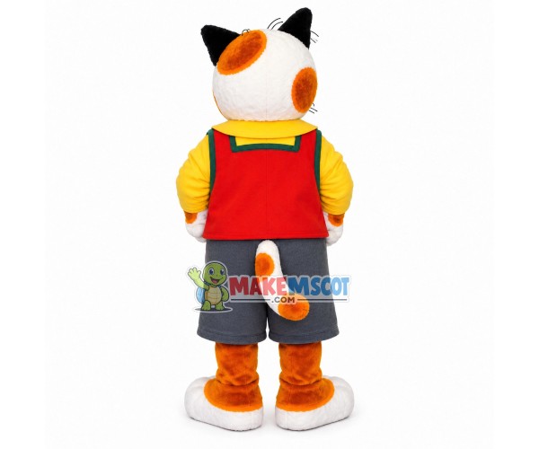 Adult Cute Orange Tabby Cat Mascot Costume Adult Cute Orange Tabby Cat Mascot Costume