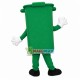 Green Compost Bucket Mascot Costume Green Compost Bucket Mascot Costume