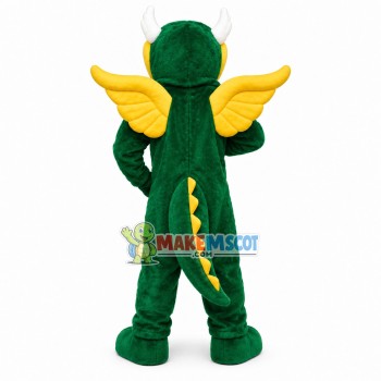 Green Goshawk With Short Wings Mascot Costume Green Goshawk With Short Wings Mascot Costume