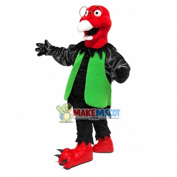 Red-headed Bird Doctor Mascot Costume