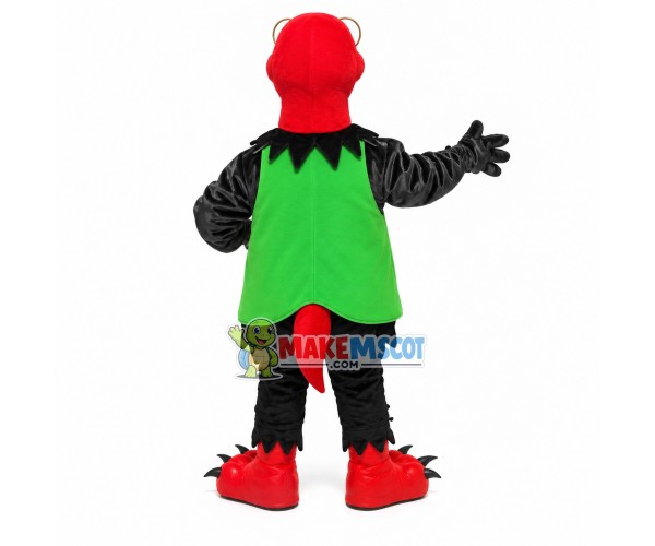 Red-headed Bird Doctor Mascot Costume