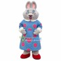 Grandma Rabbit With Reading Glasses Mascot Costume