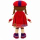 Skater Girl In The Cape Mascot Costume Skater Girl In The Cape Mascot Costume
