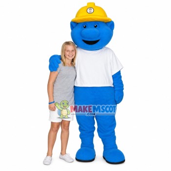 Big Nose Engineer Doll Mascot Costume