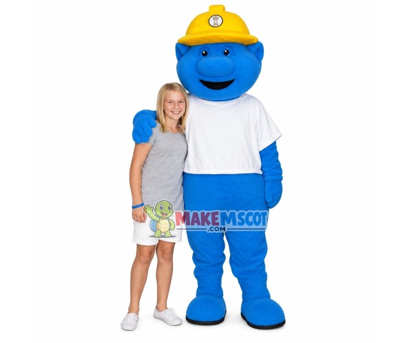 Big Nose Engineer Doll Mascot Costume Big Nose Engineer Doll Mascot Costume