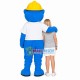 Big Nose Engineer Doll Mascot Costume Big Nose Engineer Doll Mascot Costume