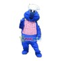 Blue Plush Doll Pastry Chef Mascot Costume
