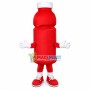 Red Bottle of Vitamin Drink Mascot Costume