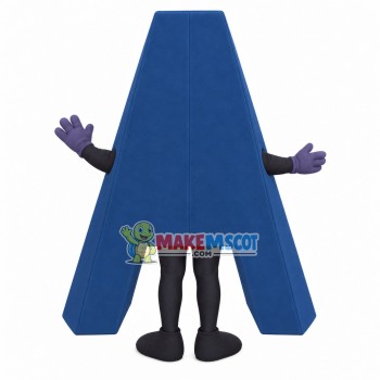 Model of The Letter A Mascot Costume Model of The Letter A Mascot Costume