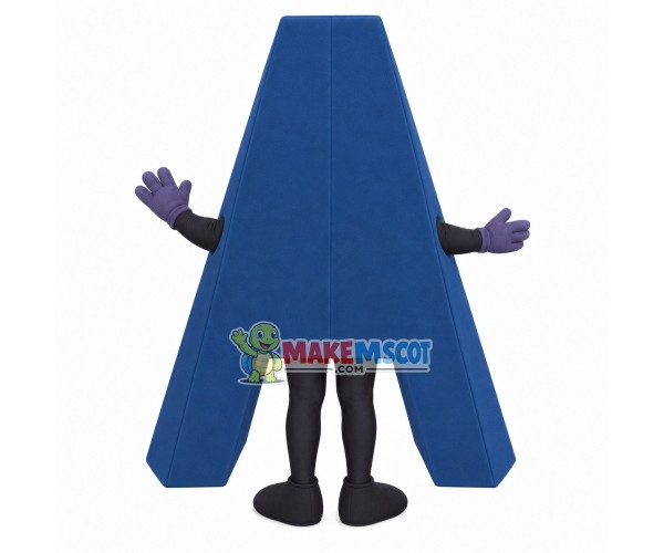 Model of The Letter A Mascot Costume Model of The Letter A Mascot Costume