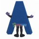 Model of The Letter A Mascot Costume Model of The Letter A Mascot Costume