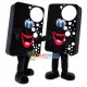 One Pair of Bubble Board Mascot Costume One Pair of Bubble Board Mascot Costume