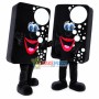 One Pair of Bubble Board Mascot Costume