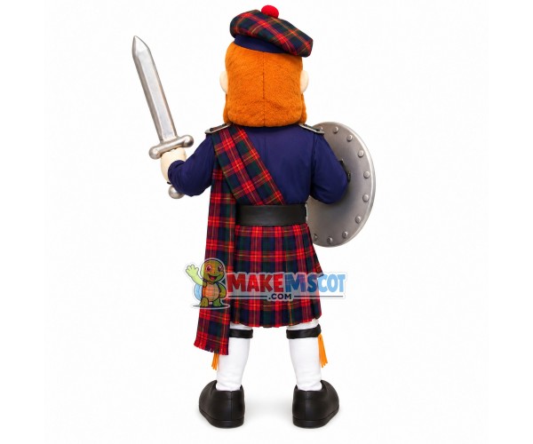 Valorous Knight With Weapon Mascot Costume Valorous Knight With Weapon Mascot Costume
