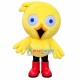Terrified Yellow Little Bird Mascot Costume Terrified Yellow Little Bird Mascot Costume