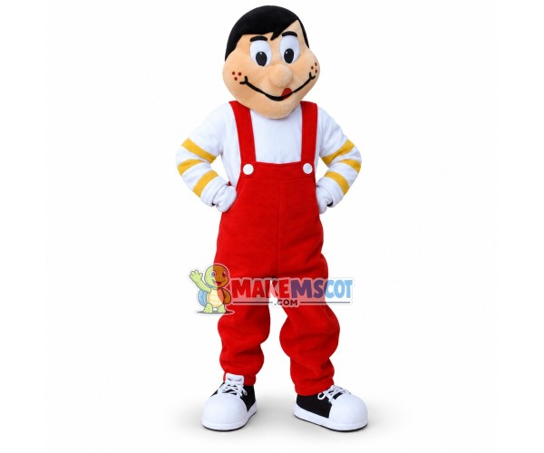 Playful Boy In The Sport Outfit Mascot Costume Playful Boy In The Sport Outfit Mascot Costume