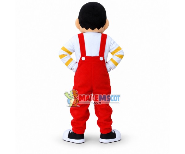 Playful Boy In The Sport Outfit Mascot Costume Playful Boy In The Sport Outfit Mascot Costume
