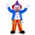 Amusement Park Adult Clown Mascot Costume