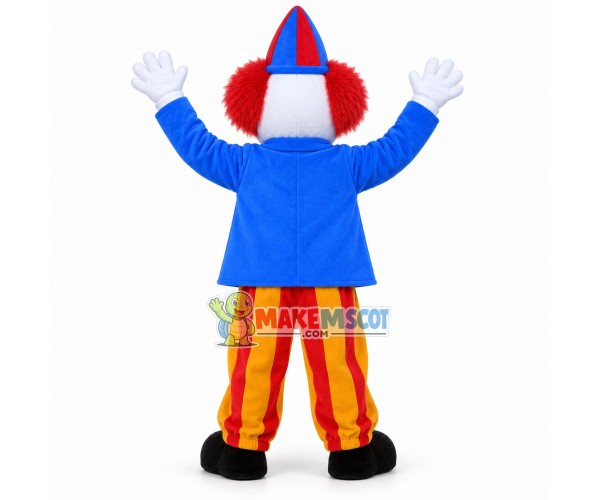 Amusement Park Adult Clown Mascot Costume