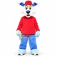 Sport Dog With Turtleneck Sweater Mascot Costume Sport Dog With Turtleneck Sweater Mascot Costume