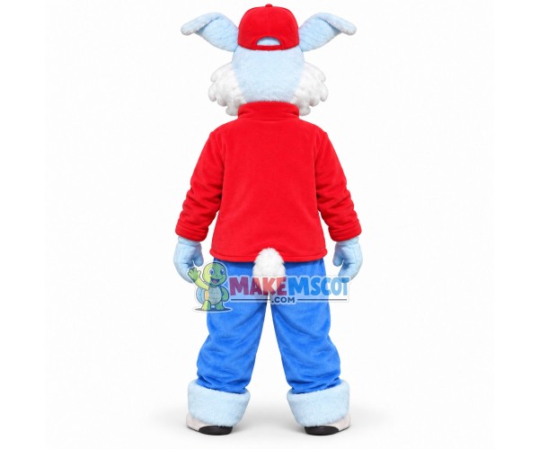 Sport Dog With Turtleneck Sweater Mascot Costume Sport Dog With Turtleneck Sweater Mascot Costume